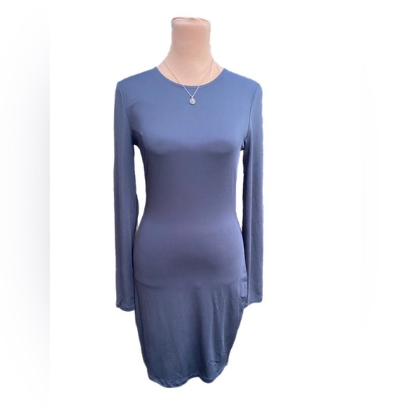 Vero Moda Womens Ombré Blue Cut Out Back Mini Dress Small NWT - Picture 8 of 13